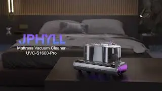 Mattress Vacuum Bed Vacuum Cleaner with UV 16Kpa Suction HEPA Filter 2537nm UV C Light