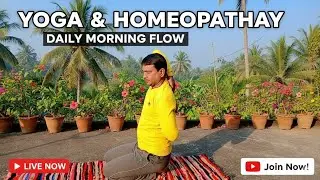 28/01/26 #Sciatica  #lower_backpain LIVE YOGA & Homeopathic medicine | Dr.Somnath Mishra