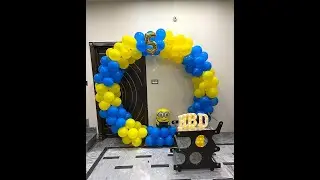 Minion Theme Birthday Party Decoration Ideas |Minion Theme| Birthday Decoration | Balloon Decor