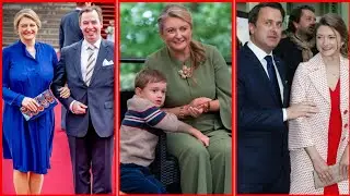 💖💓💖Luxembourg Royal Couple Princess Stephanie Looks Great And Happy With Husband