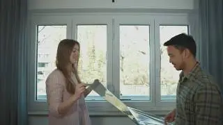 HOW TO apply static cling tinted anti glare window film by d-c-fix