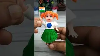 Independence day special🇮🇳🇮🇳 Tricolour Girl Holding Indian Flag💕🇮🇳💞Old Doll Makeover To Indian Girl🥰