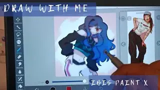 Draw with me 🎤💙/ An Shiraishi Fanart/ Ibis Paint X Speedpaint 