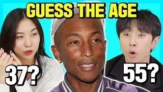 Koreans Try to Guess The age of the African American Hollywood celebrities!