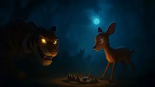 The Deceitful Tiger 🐅 | Jungle Betrayal Story | A 3 Minute Story#forest#story#moralstories#cartoon  