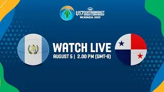 Guatemala v Panama | Full Basketball Game | Centrobasket U17 Women's Championship 2023