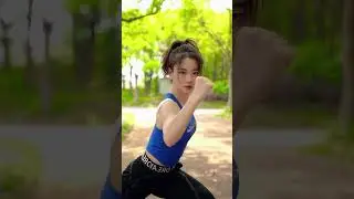 Kung fu girl, you're no match for her. #kungfu