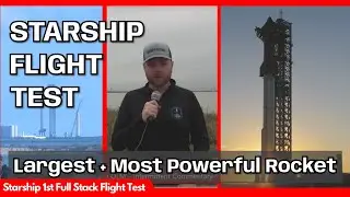 LIVE: SpaceX Starship Flight Test Launch | On Site - Largest Most Powerful Rocket | Orbital
