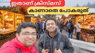 The Most Magical Christmas in Germany/മഞ്ഞിൽ കുളിച്ച ക്രിസ്മസ് #germany #christmas #food