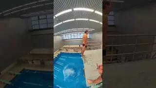 👆 Das ist meine Vorbereitung auf 27m! Was wird das f&uuml;r ein Sprung? #aquacircus