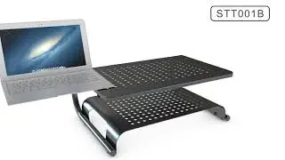Monitor Riser Desktop Stand with Vented Metal and 2 Tier Desk Organizer Stand for Computer,  Reviews