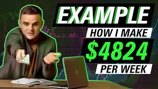 How to do online trading? REAL TRADER EXAMPLE FOR $4K!