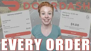 ACCEPTING EVERY DOORDASH ORDER FOR A DAY (CHALLENGE) | Side Hustle Apps 2021