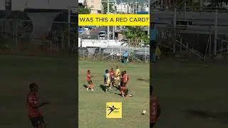 HOW WAS THIS NOT A RED CARD?!! #jamaicafootball #footballhighlights
