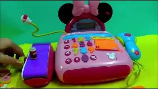 Minnie Mouse bowtique electronic cash register #h #kids #toys