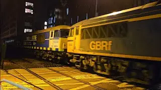 Trains at Lincoln on 17/01/2026 including broken wheel on a wagon to Toton TMD ,and 4 locos 