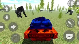 Indian Bike driving 3D All DINOSAUR attack my RGB ARMY TANK gameplay 
