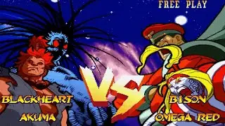 (PS4) Marvel Super Heroes vs Street Fighter Akuma and Blackheart arcade mode