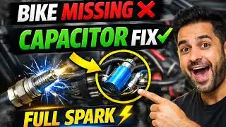 Bike Capacitor Installation in Loop System ⚡No Missing, FullSparkPower#BikeCapacitor#BikeMissingFix