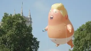 Trump Baby blimp 