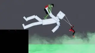 SPIDERMAN Vs HULK! People Playground