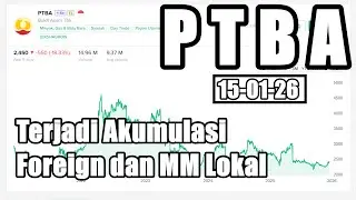150126 UPDATE SAHAM PTBA TERJADI AKUMULASI FOREIGN DAN MM LOKAL
