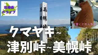 No.32【北海道ドライブ】【クマヤキ】食べて【津別峠】からの【美幌峠】に行ってきました♪お天気も良く最高のドライブ日和でした！