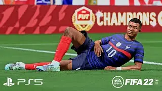 FIFA 22 - France vs. Denmark - UEFA Nations League 2022 - Full Match PS5 Gameplay | 4K