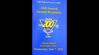 200 Club of Ocean County, 34th Annual Awards Reception June 7, 2023