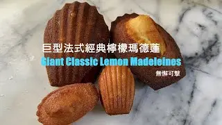 Giant Classic Lemon Madeleines 巨型法式經典檸檬瑪德蓮 #法式 #經典 #瑪德蓮