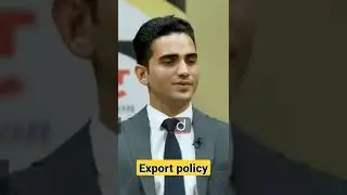 Upsc interview(export policy)/Drishti IAS#Ravi Kumar#rank 18..