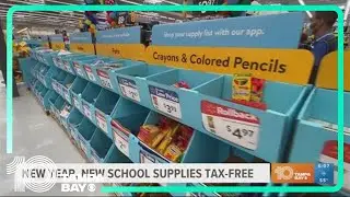 New Year, new school supplies tax-free