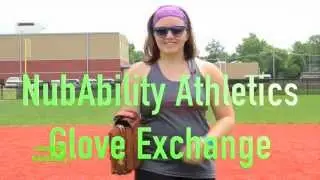 One Handed Glove Transfer At or Below The Elbow For Softball or Baseball Amputees