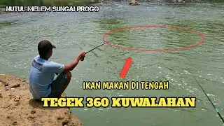 TERNYATA SUSAH!! Nutul Melem Pakai Tegek 360, Pas Ikan Makan di Tengah