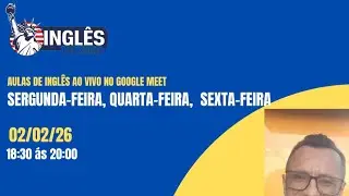Presenta&ccedil;&atilde;o  do curso de ingl&ecirc;s  online no  Google Meet