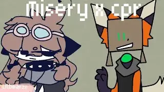 Misery x cpr || fake collab with Foxi Boxi || Lilbearzx || Flipaclip ||
