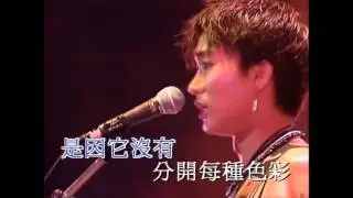 Beyond Wong Ka Kui - 光輝歲月 (1991生命接觸演唱會live) 高清 HD with lyrics