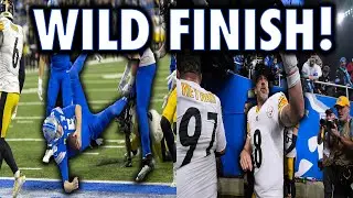 TOUCHDOWN BUT A FLAG!!! Detroit Lions vs Pittsburgh Steelers Last Drive Reaction! #nfl #football