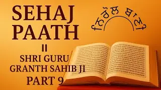 ਭਾਗ  ਨੌਵਾਂ ਸਹਿਜ ਪਾਠ।ਨਿਰੋਲ ਬਾਣੀ Part 9 Nitnam path।Nirol Bani |  video 2025।Shri Guru Granth Sahib ji