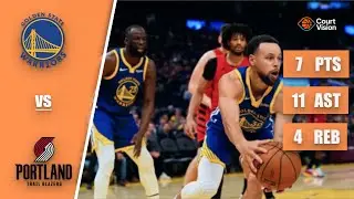 Stephen Curry - 7 Points, 11 Assists, 4 Rebounds vs Trail Blazers - 2025-26 Regular Season