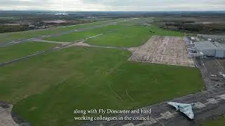 Doncaster Airport, cleared for take-off...