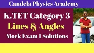 KTET Category 3Mathematics|Lines and angles|Mock exam solutions|part1