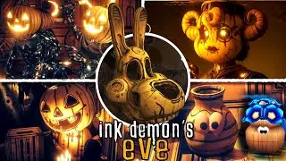 BATDR: Ink Demon's Eve - All Halloween Secrets & BATIM + BSotM (Halloween Event Showcase)