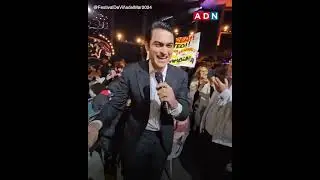 Hijo de #andreabocelli sorprende al público en Viña 2024