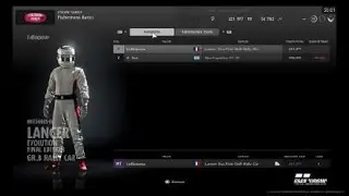 Gran Turismo&trade;SPORT mitsubishi lancer evo