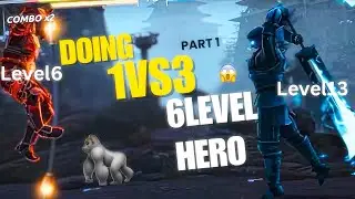 Level 6 Hero VS Max Level Hero&rsquo;s 1vs3 Intense Match Highlights One Shot Full To Half Hp 🥶😱