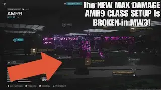 the NEW MAX DAMAGE AMR9 CLASS SETUP is BROKEN in MW3! (Best AMR9 Class Setup)