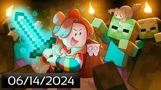 OH HELLO! PLAYING NEW MINECRAFT UPDATE WITH TINA, MIYOUNG, AND BLAU