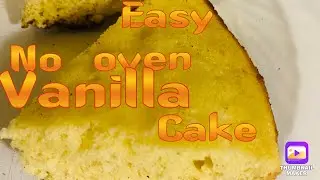 #noovenrequired  Easy no oven vanilla cake