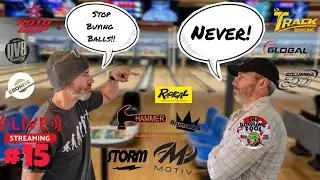 #15 Bowling chat live stream.  Q&A DIY, bowling balls, drill presses, and all things bowling. 